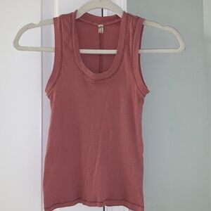 FREE PEOPLE U-Neck Tank Oh Bloom XS